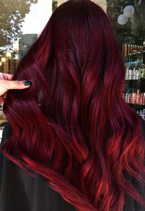 mulberry color hair|burgundy hair color chart.